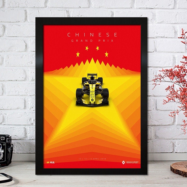 Poster Formel 1 Rennfahrer Legenden Rennwagen I Deko Print ohne Rahmen-6