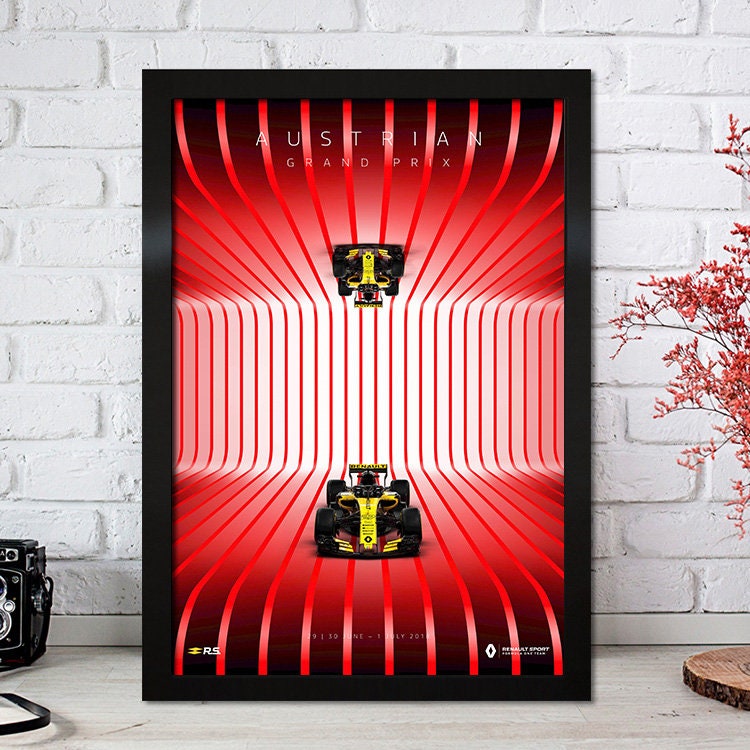 Poster Formel 1 Rennfahrer Legenden Rennwagen I Deko Print ohne Rahmen-7