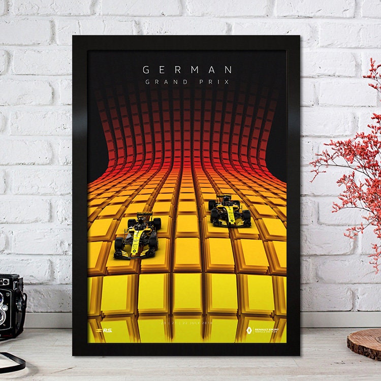 Poster Formel 1 Rennfahrer Legenden Rennwagen I Deko Print ohne Rahmen-1