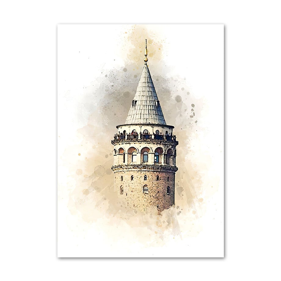 Poster Islam Kaaba Ayasofia I Wandbilder Wohnzimmer & Schlafzimmer I Deko Print Bilder I ohne Rahmen-3