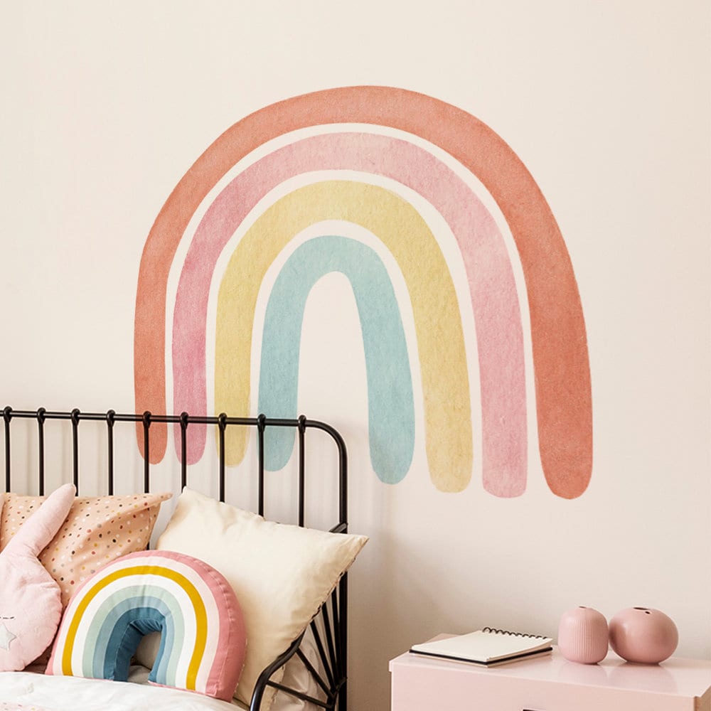 Sticker Kinderzimmer Wandaufkleber Boho Stil Regenbogen I Wand Deko I Wandtattoos I Babyzimmer Wand Deko I Sticker Set-1