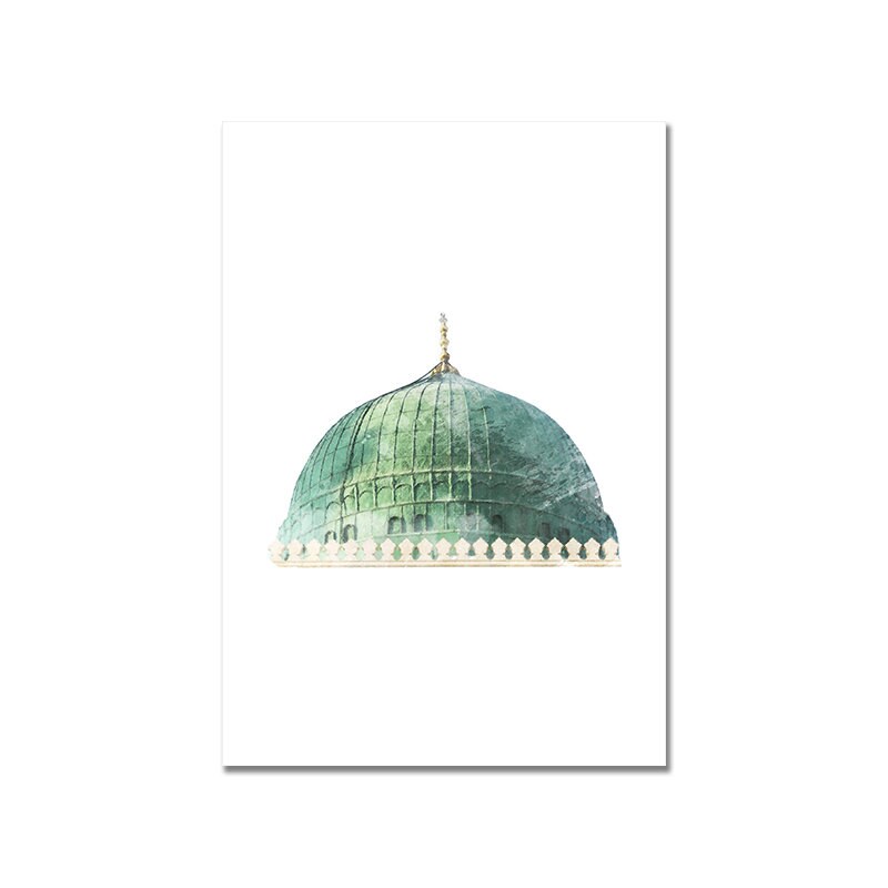 Poster Islam Al Aqsa Mosche Kaaba I Wandbilder Wohnzimmer & Schlafzimmer I Deko Print Bilder I ohne Rahmen-3