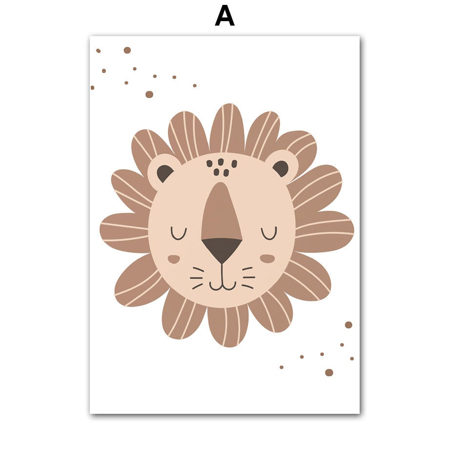 Poster Kinderzimmer Hakuna Matata Dschungel I Name Personalisiert I Kinderzimmer Bilder I Wand Deko I Kunst Druck I Deko Print I ohne Rahmen-2