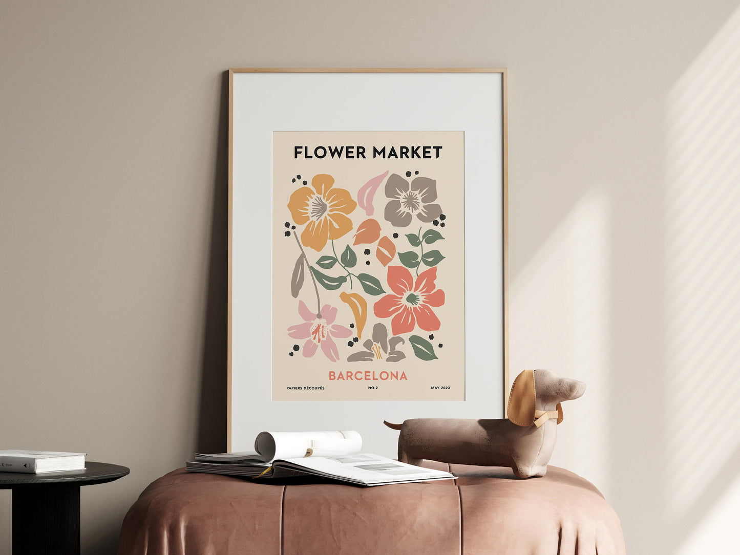 Poster Blumen Markt | Poster Set 8 Bilder | Botanische Wand Kunst I Wandbilder Wohnzimmer & Schlafzimmer | Sofort Digitaler Download-4