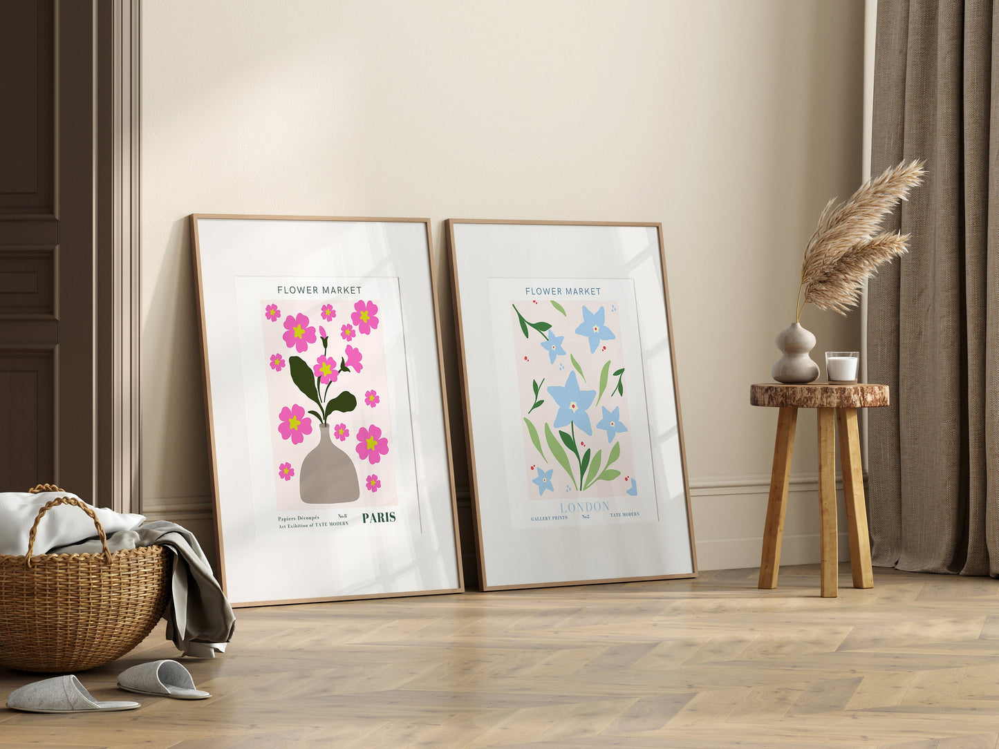 Poster Blumen Markt | Poster Set 9 Bilder | Botanische Wand Kunst I Wandbilder Wohnzimmer & Schlafzimmer | Sofort Digitaler Download-2