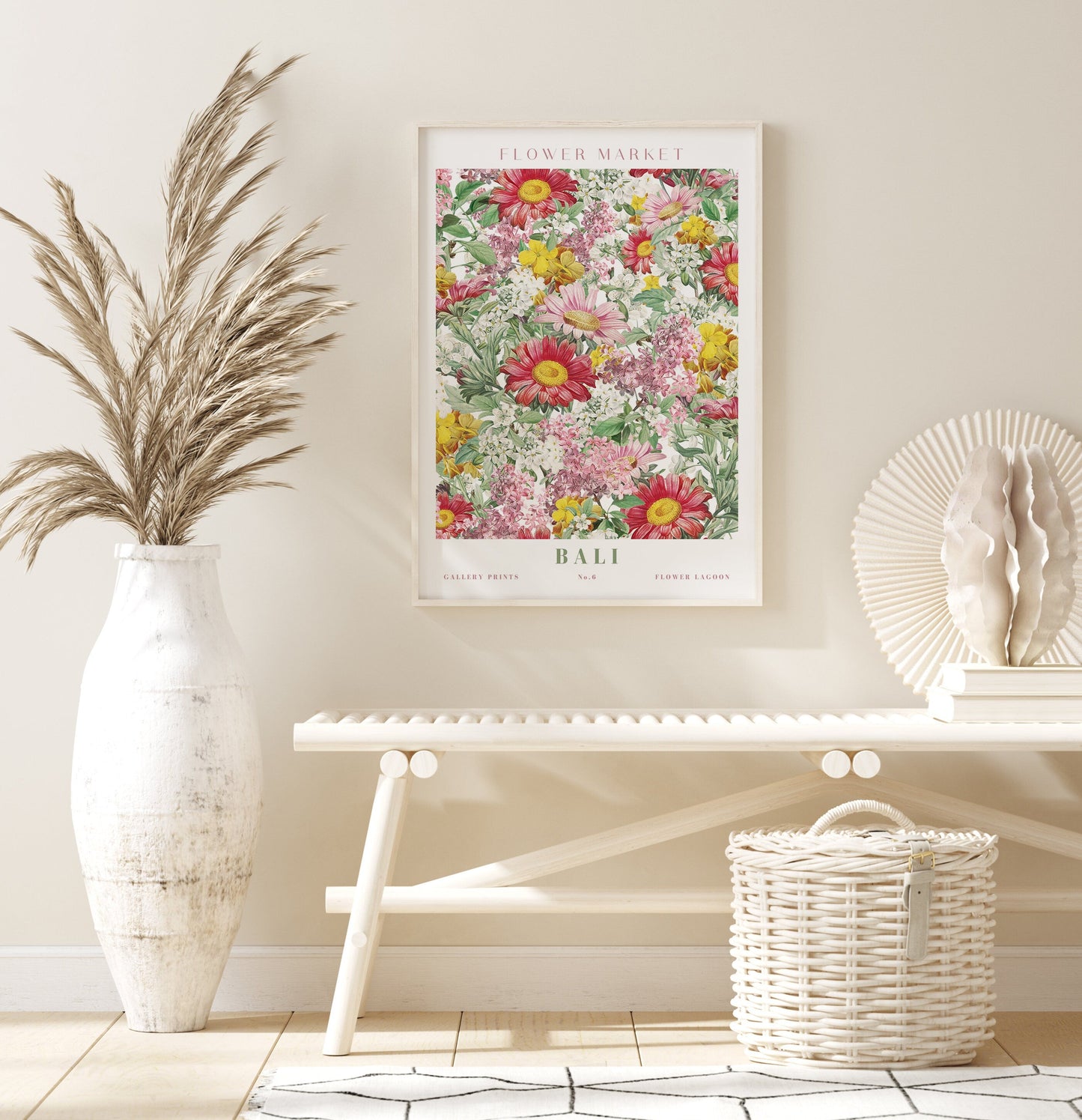 Poster Flower Market Blumen Edition V3 | Botanische Wand Kunst I Wandbilder Wohnzimmer Küche Schlafzimmer Flur | Kunst Druck I ohne Rahmen-6