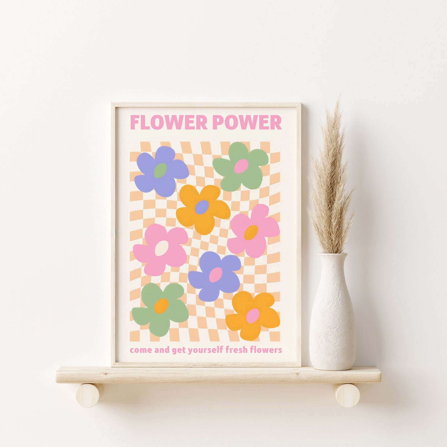 Poster Flower Market Blumen | Botanische Wand Kunst I Wandbilder Wohnzimmer Küche Schlafzimmer Flur | Kunst Druck I ohne Rahmen-6