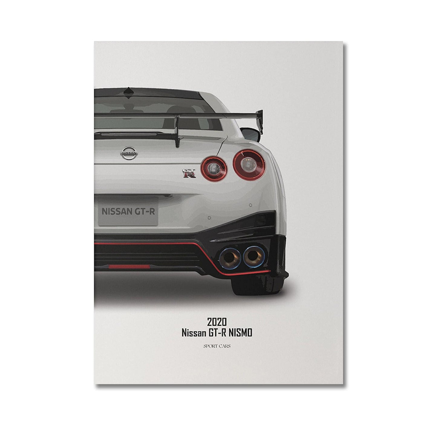 Poster Sportwagen BMW PORSCHE FERRARI Nissan Super Sport Auto I Geschenk für ihn I Wohnzimmmer & Büro I Wand Deko I Print ohne Rahmen-4