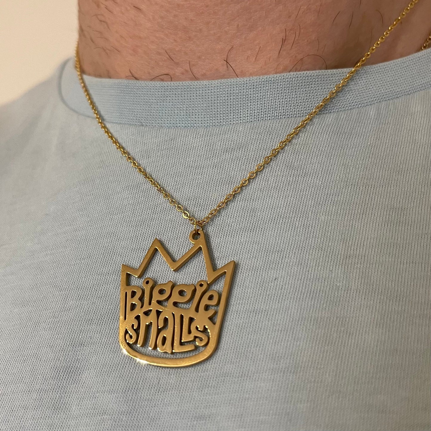 Biggie Smalls Crown Necklace-3