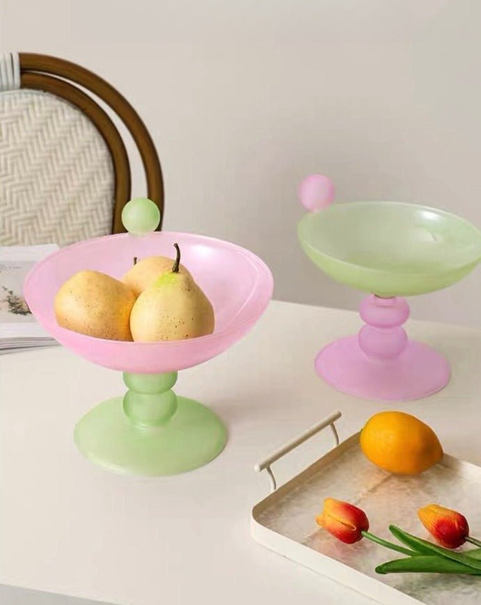 Jelly Bean Fruit Bowl - Whimsical Eclectic Dopamine Centerpiece For Table Setting-3