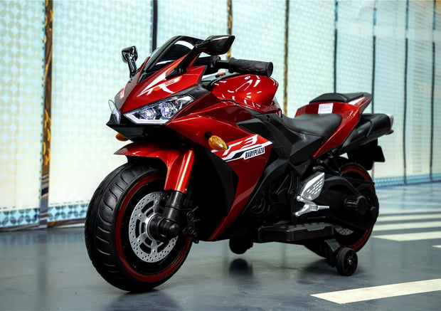 kids motorcycle 12V motorcycle for kids 3 4 5 6 years Boys Girls 12v7ah kids motorcycle ride on toy with Training Wheels - Memoriex 