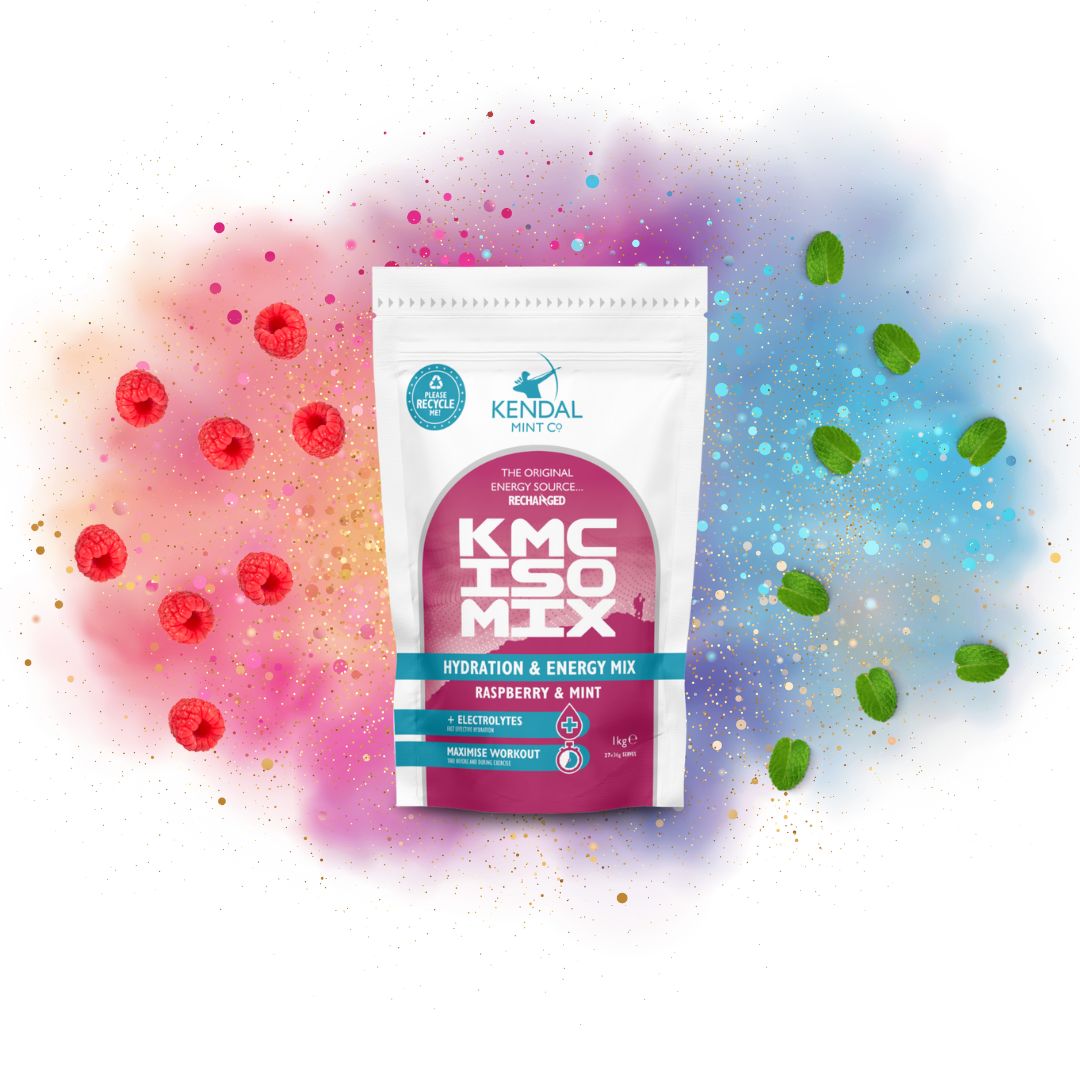 KMC ISO MIX Isotonic Hydration | Raspberry & Mint | Recyclable Pouch 1kg - 27 Serves-2