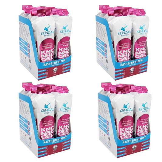 KMC NRG GEL Raspberry & Mint Flavour Bundle L (48x70g Gels)-0