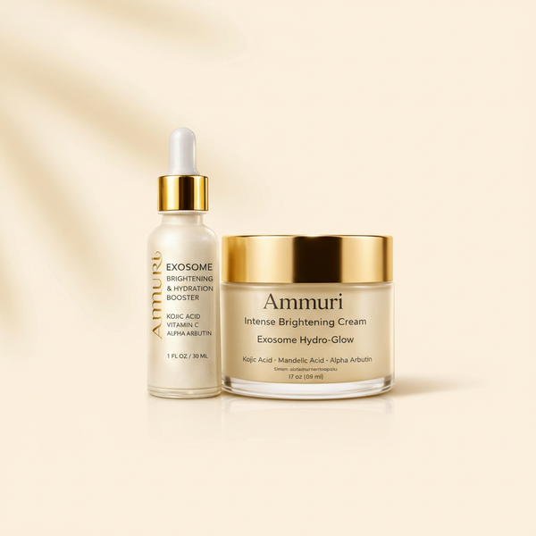 Lightening Set – Kojic Acid Serum & Exosome Cream SPF 50 for Pigmentation & Dark Spots | Ammuri-0