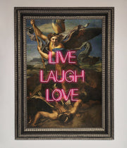 Live Laugh Love Quote Framed Poster-13
