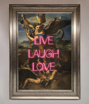 Live Laugh Love Quote Framed Poster-14