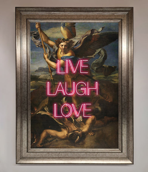 Live Laugh Love Quote Framed Poster-14