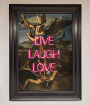 Live Laugh Love Quote Framed Poster-15