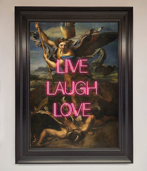 Live Laugh Love Quote Framed Poster-15