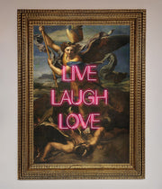 Live Laugh Love Quote Framed Poster-9