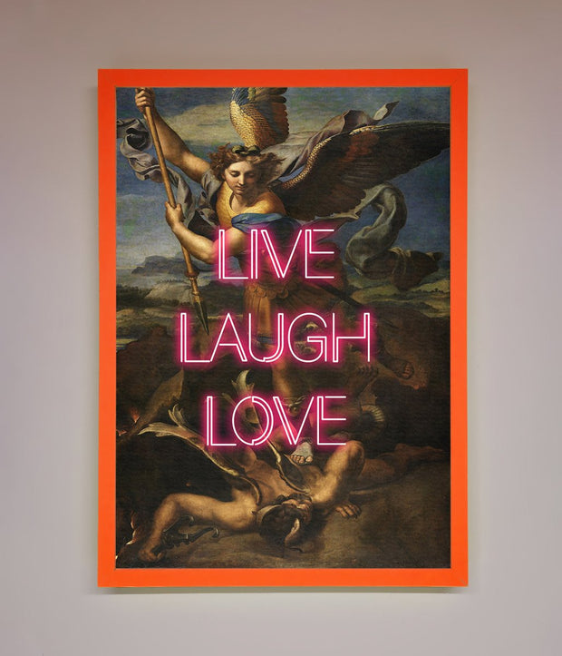 Live Laugh Love Quote Framed Poster-5