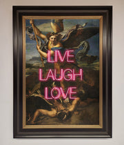 Live Laugh Love Quote Framed Poster-17