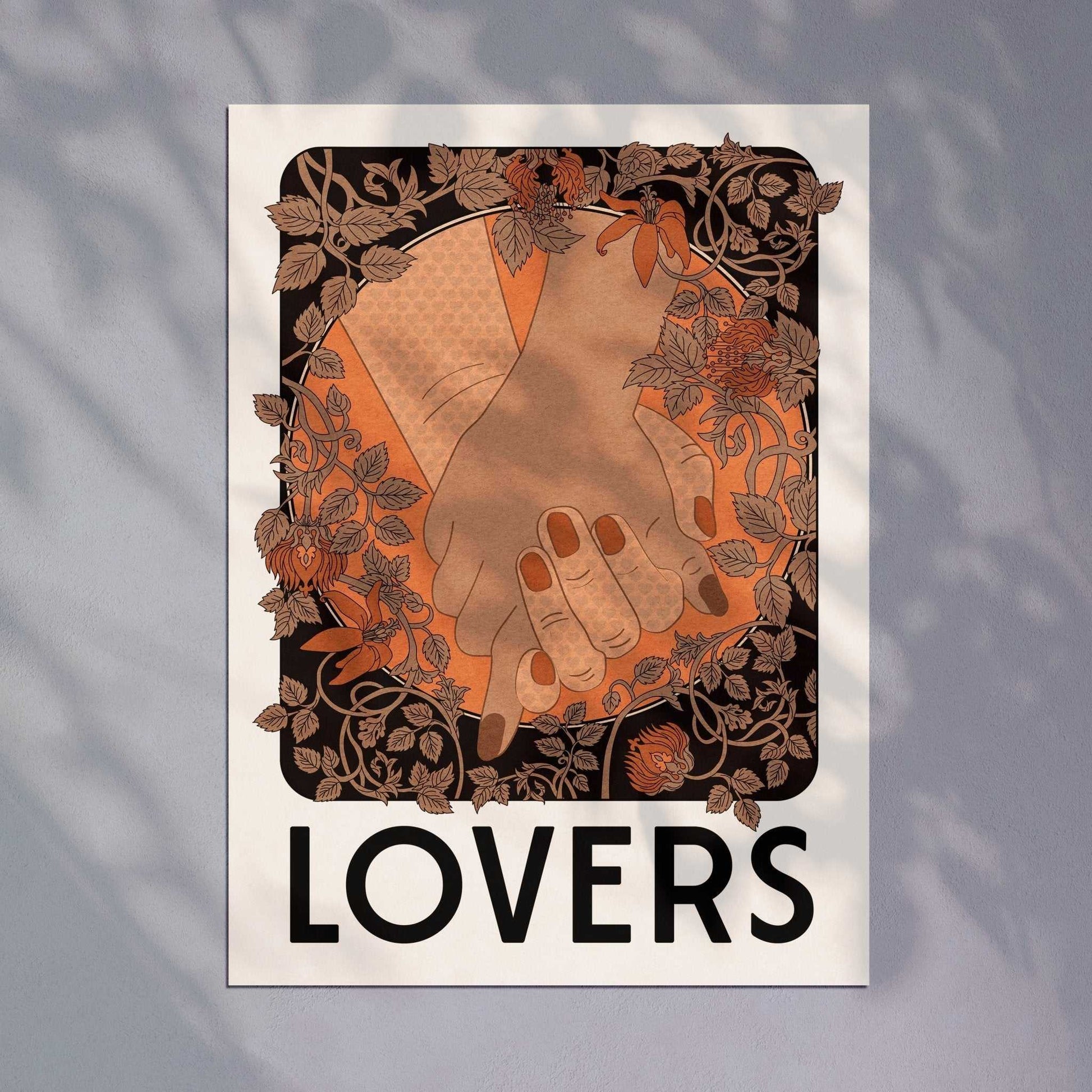 Lovers Art Print-3