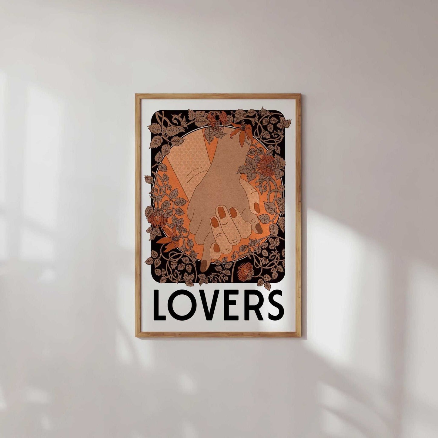 Lovers Art Print-1