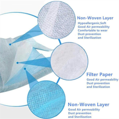 3 Layer Disposable Face Mask Blue (50 pcs)-3