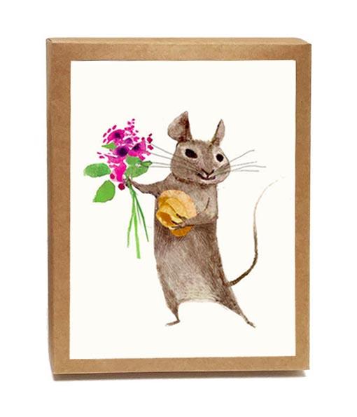 Mousie Beaucoup Boxed Notes - Set of 8 Cards-0