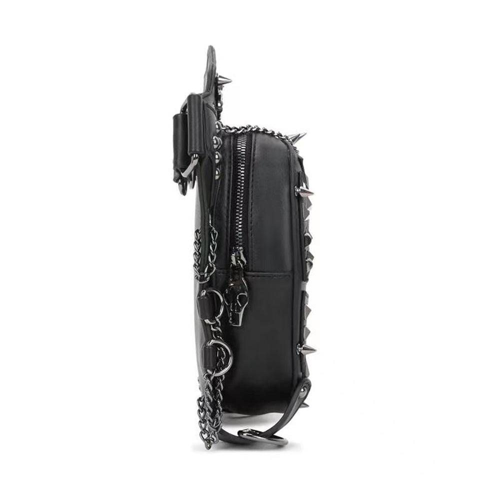 3D Bags Multi-functional Studded Hip Hop Chest Skull Sling Bag Cross Body Shoulder Bag For Men Women Punk-3