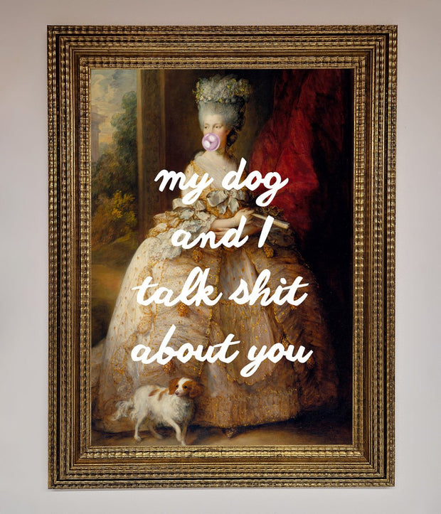 My Dog And I Framed Poster-10