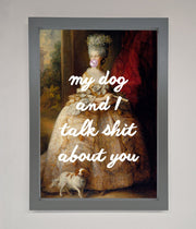 My Dog And I Framed Poster-4