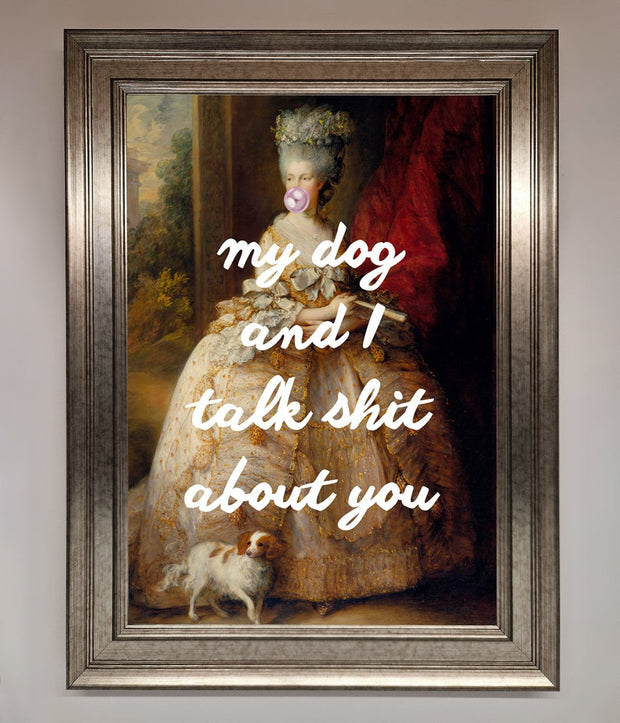 My Dog And I Framed Poster-15