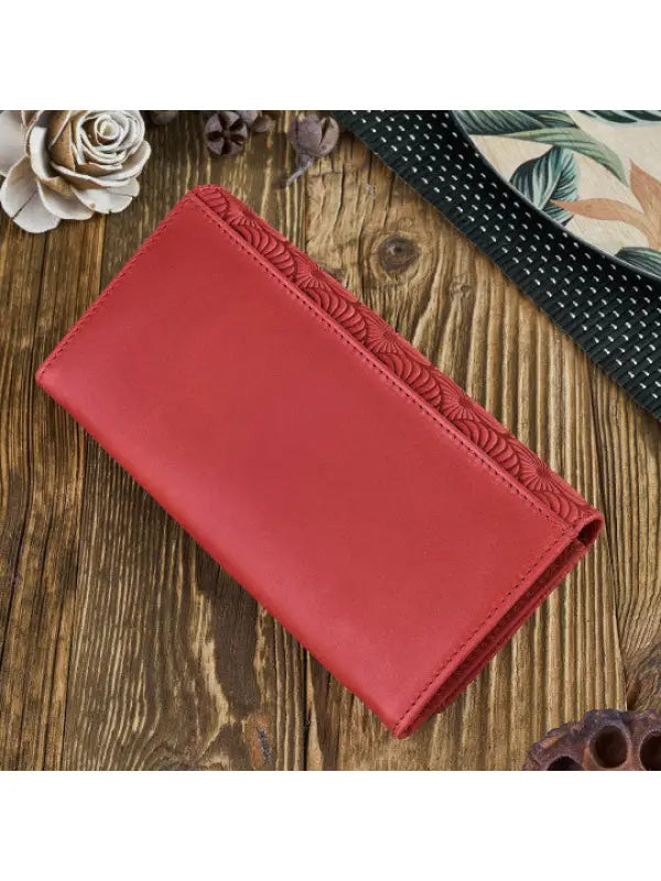 Natural Leather Women's Wallet-1