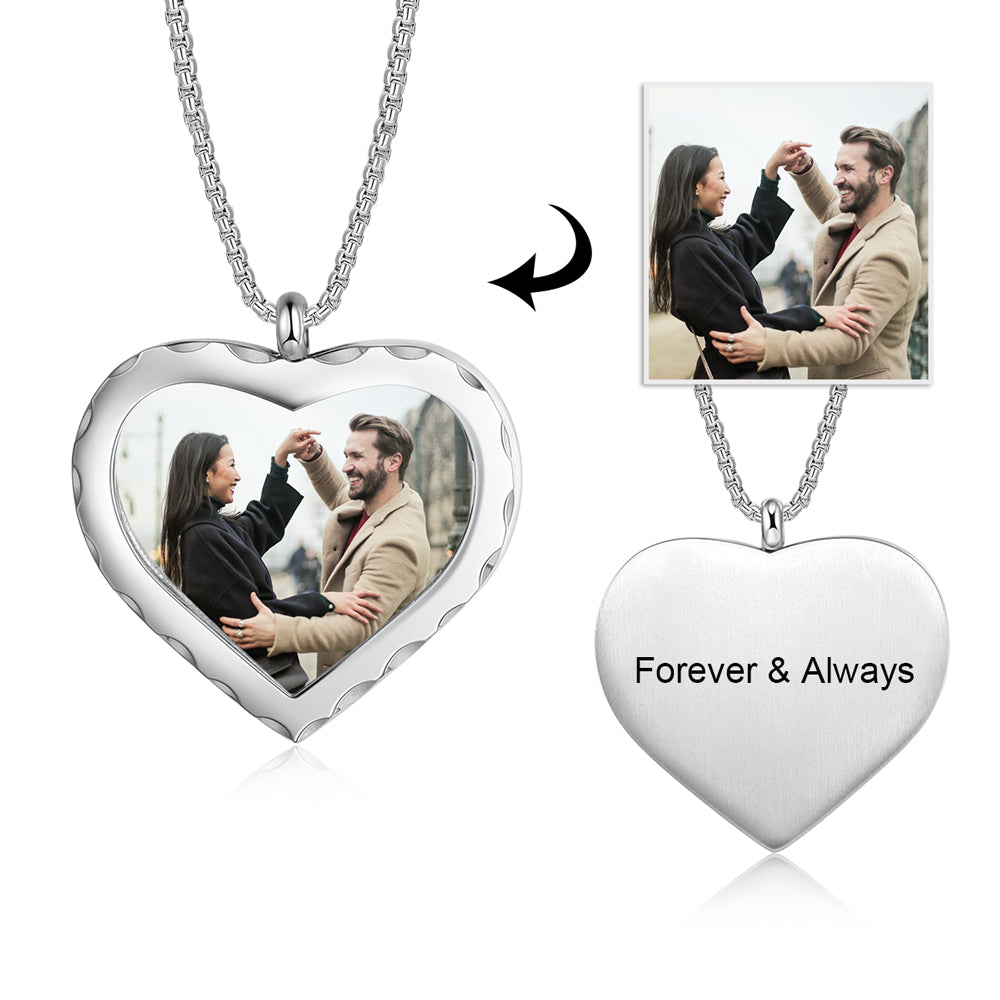 Stainless Steel Photo Necklace-3