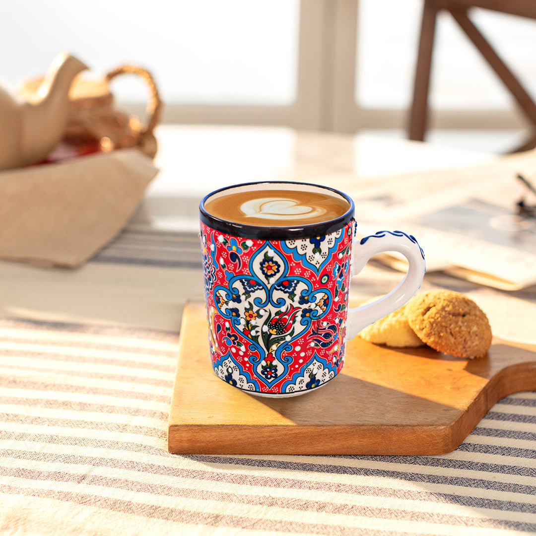 Ceramic Mug Tulip Red-2