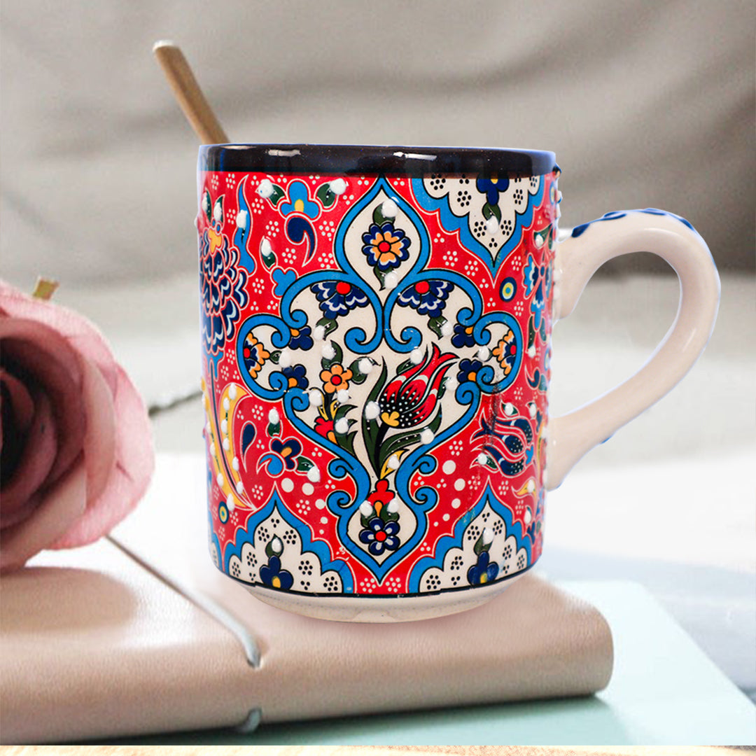 Ceramic Mug Tulip Red-3