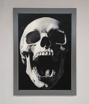 Open Mouth Skull Framed Poster-3