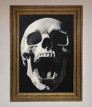 Open Mouth Skull Framed Poster-10