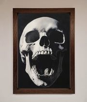 Open Mouth Skull Framed Poster-4