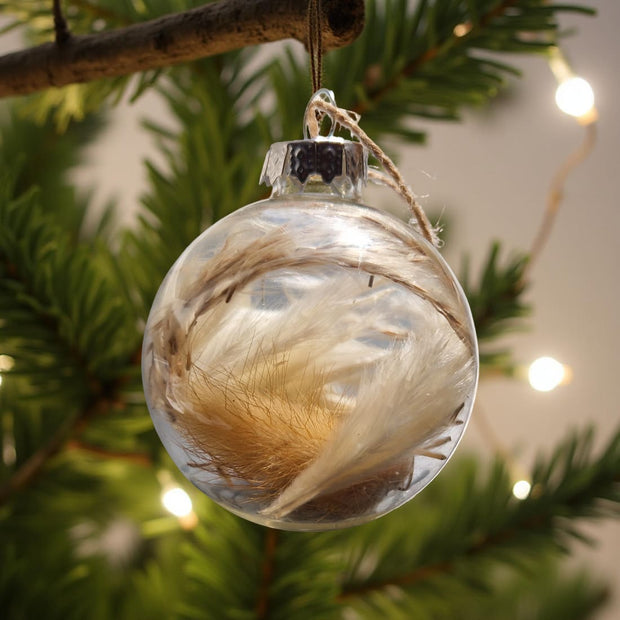 Pampas Decoration Bauble – Soft & Elegant Seasonal Décor-1