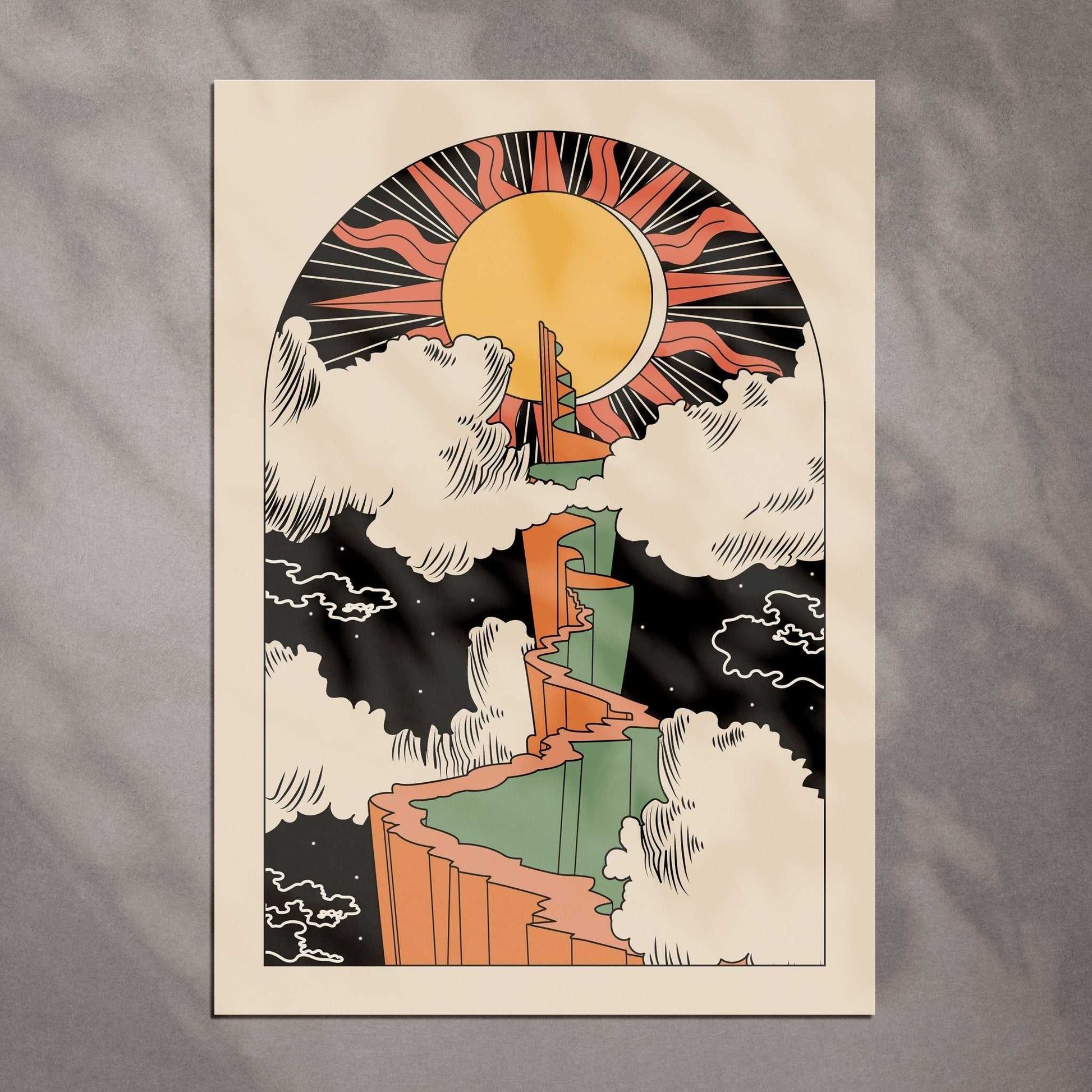 Path to the Sun Art Print-2