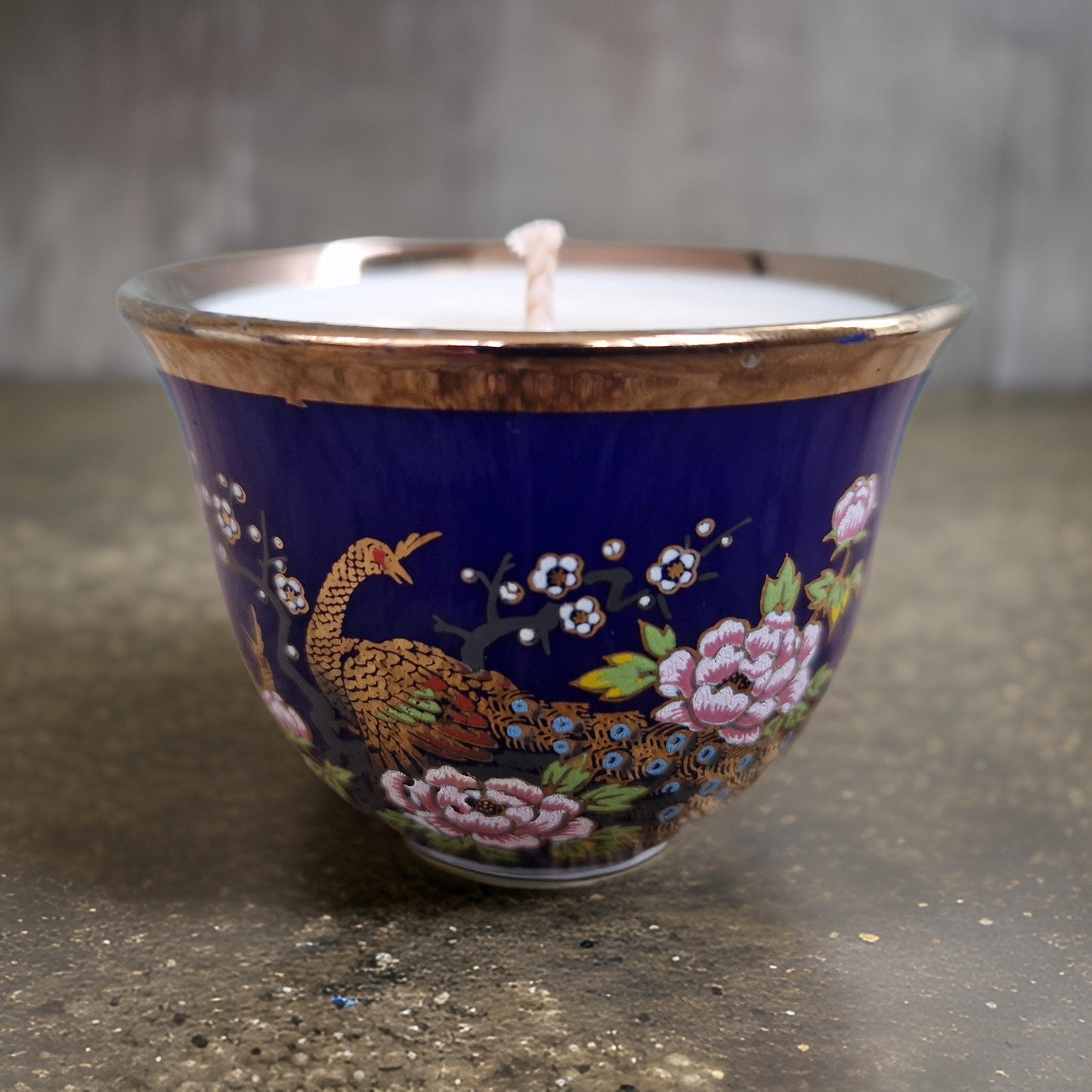 Little Peacock Cup Candles | Wild Fig & Oakmoss Fragrance-1