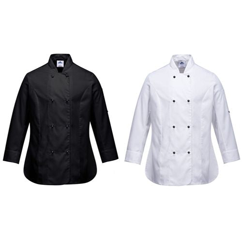 Portwest C837 Rachel Long Sleeved Chefs Jacket-0