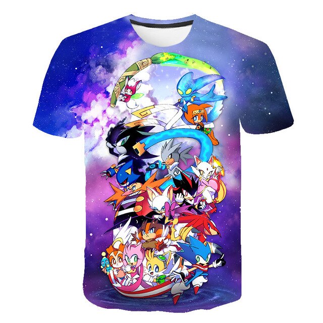 Men/Women 3D Cartoon Game Print T-shirts Costume Boys T Shirt Girls Summer T-shirt Kid Clothing Children Tee Tops Clothes-5