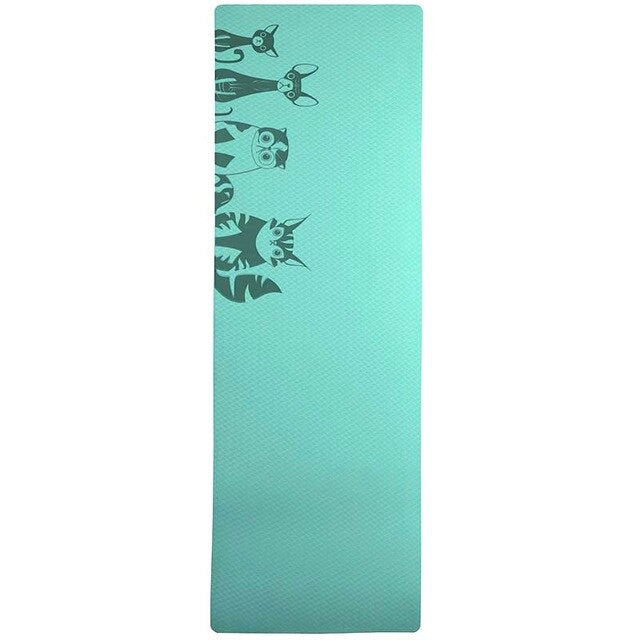 6MM TPE Non-slip Yoga Mats For Fitness Pilates Gym Exercise Sport-1