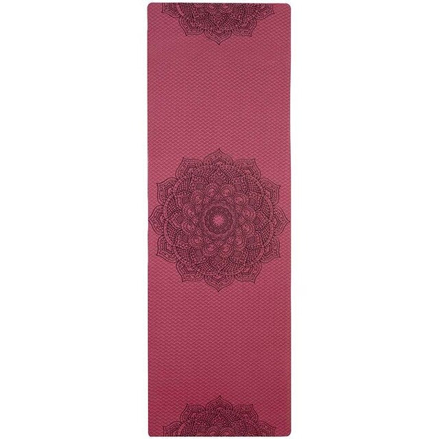 6MM TPE Non-slip Yoga Mats For Fitness Pilates Gym Exercise Sport-10