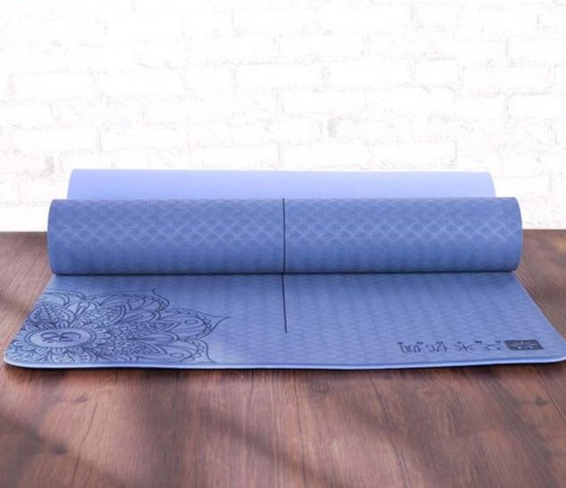 6MM TPE Non-slip Yoga Mats For Fitness Pilates Gym Exercise Sport-7