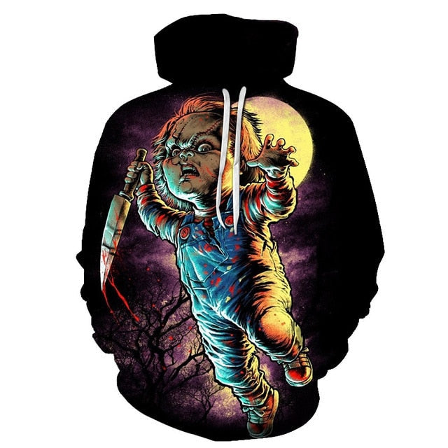 Men Women shirt/Hoodies/Tees Outerwear Halloween Gift Nightmare Before Christmas Jack 3D Print Female/male Hoody Sweatshirt-15